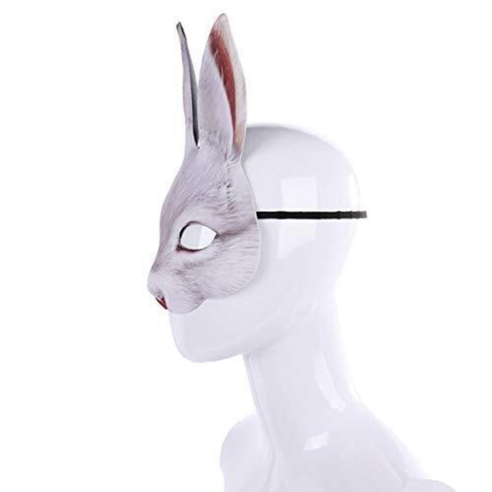 1513 Rabbit Mask Half-Face Bunny Ear Mask Lightweight Easter Carnival